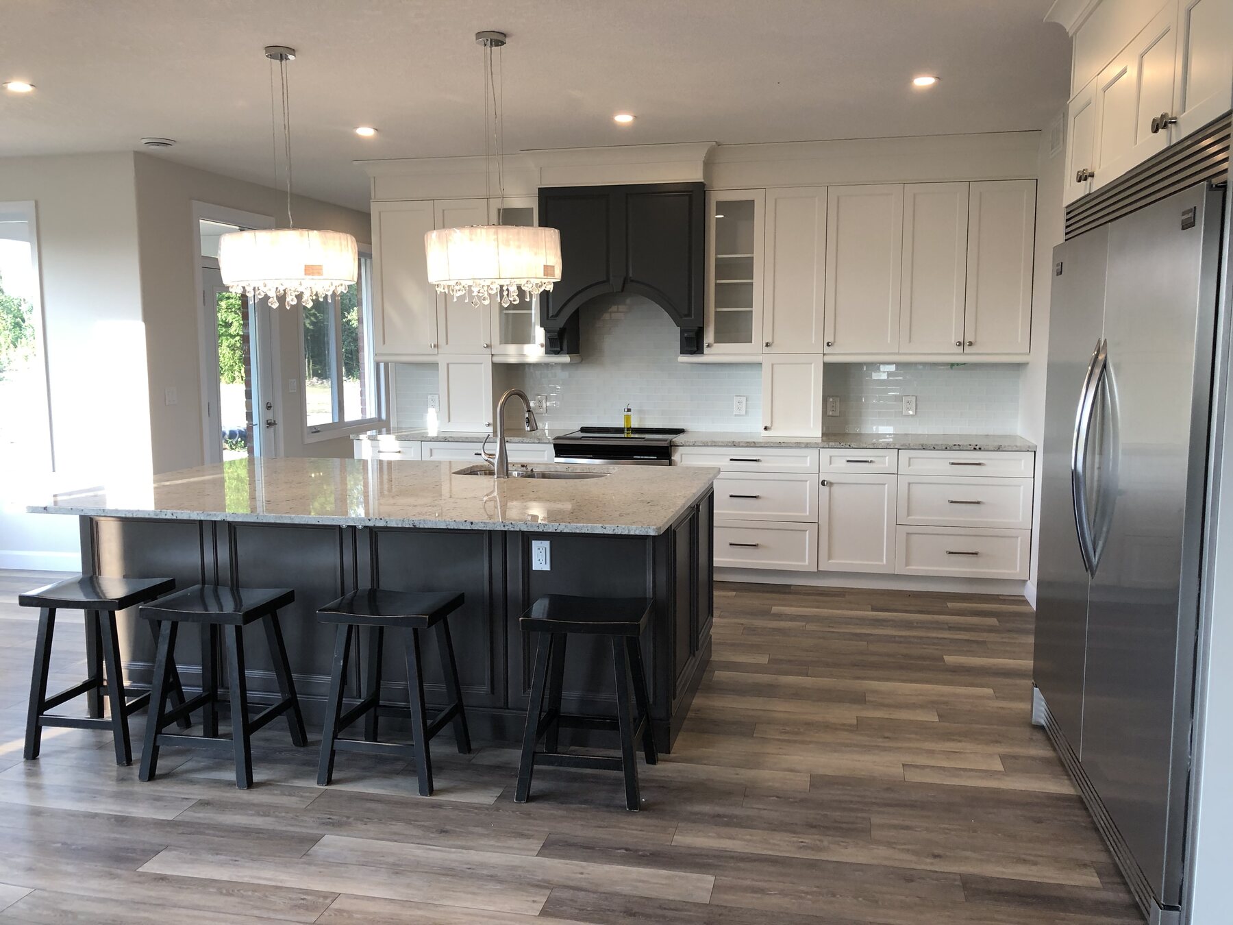 Completed open kitchen renovation
